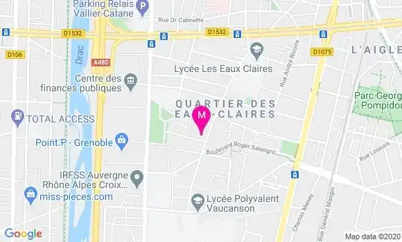 Localisation Dr Corinne Robert