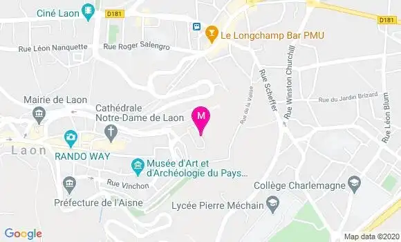 Localisation Dr Isabelle Natteau