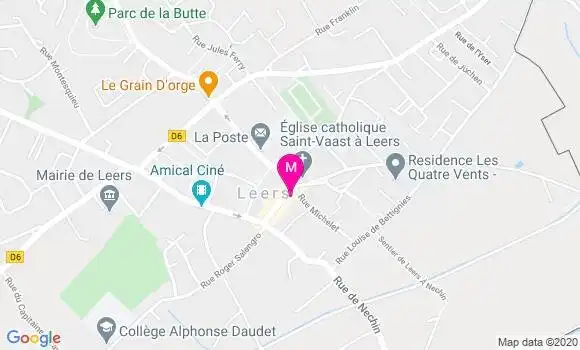 Localisation Dr Bertrand Le Moigne