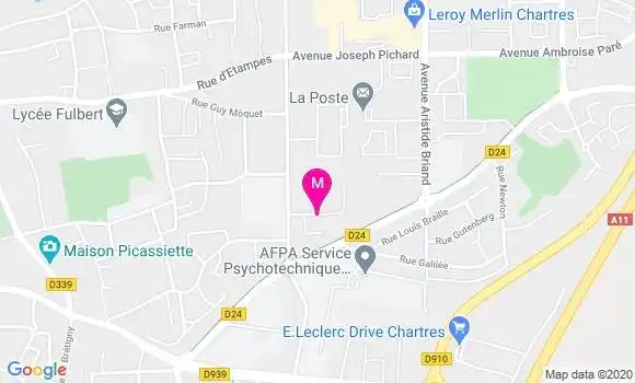 Localisation Dr Arnaud Lindet