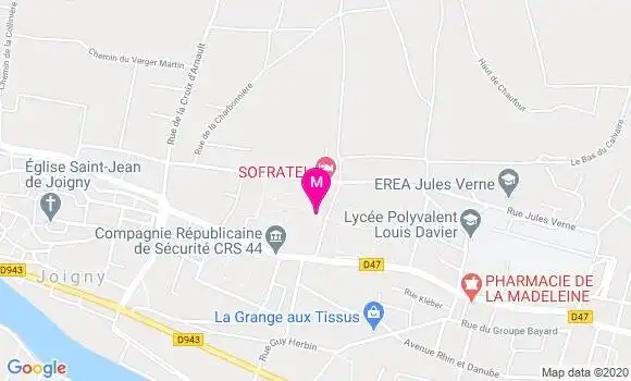 Localisation Dr Christophe Delaunay