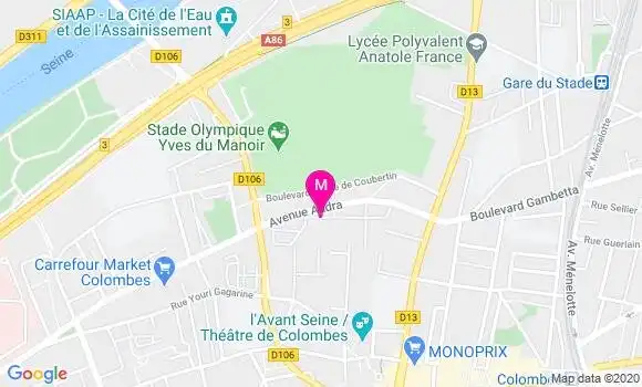 Localisation Dr Isabelle Cahitte