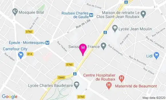 Localisation Dr Catherine Garbe