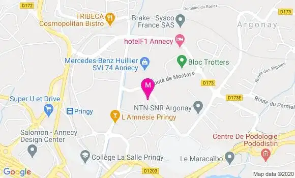 Localisation Dr Philippe Spitalier