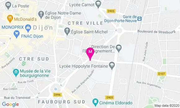Localisation Dr Nicolas Robe