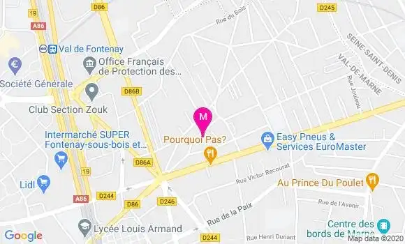 Localisation Dr Jean Sende