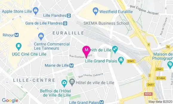Localisation Dr Corinne Langlard Carnaille