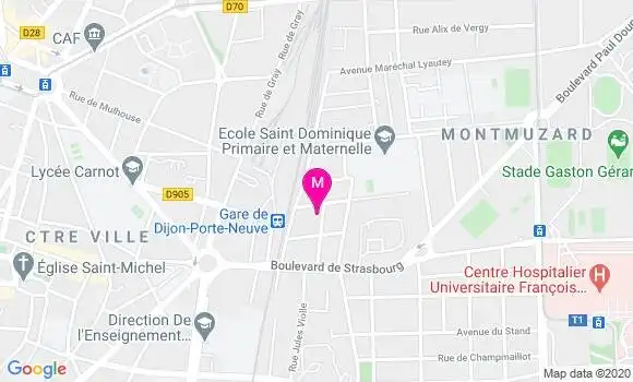 Localisation Dr Ouidad Hazhaz