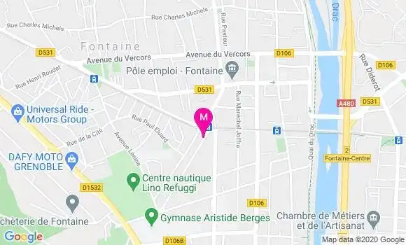 Localisation Dr Pierre Jean Roccia