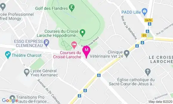 Localisation Dr Renaud Dumortier