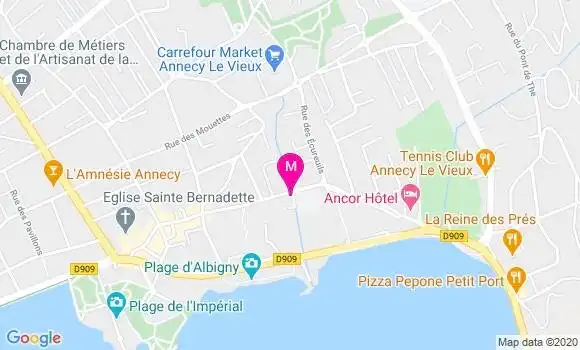 Localisation Dr Laure Toureille Borlet