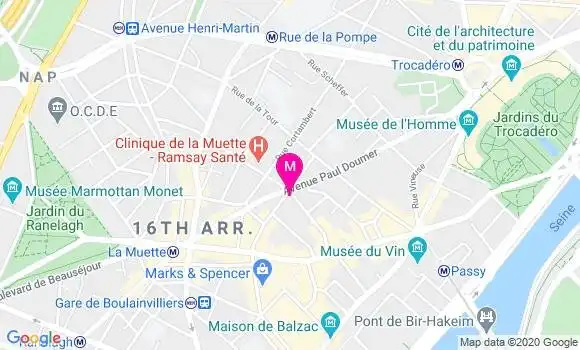 Localisation Dr Jean Marie Faivre