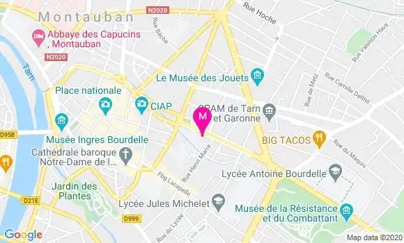 Localisation Dr Allal Mahmoudi