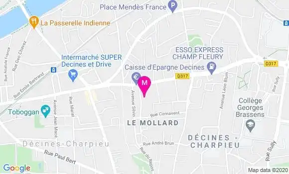 Localisation Dr Claudine Chouvy