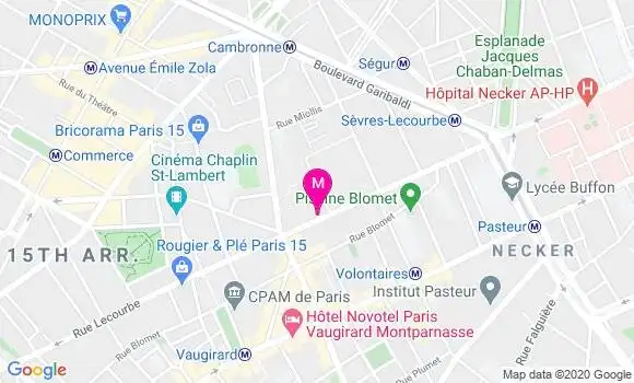 Localisation Dr Philippe Jaury