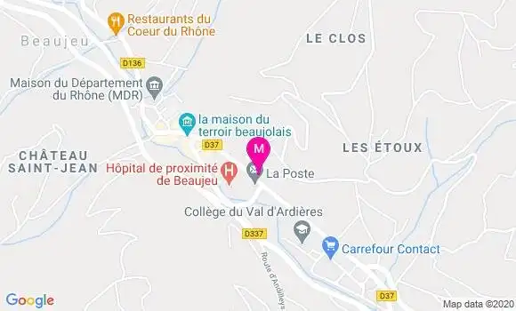 Localisation Dr Cécile Lacharme
