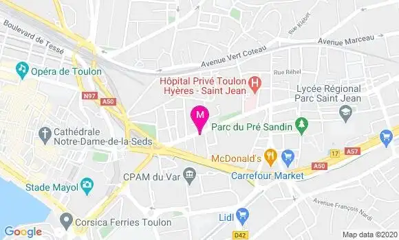 Localisation Dr Alain Macagno