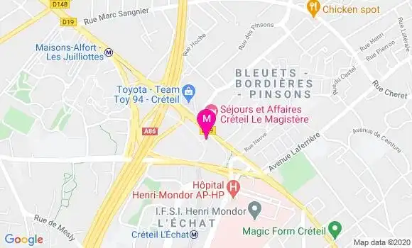 Localisation Dr Yara Beaugendre