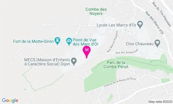 Localisation Dr Corinne Chantegret