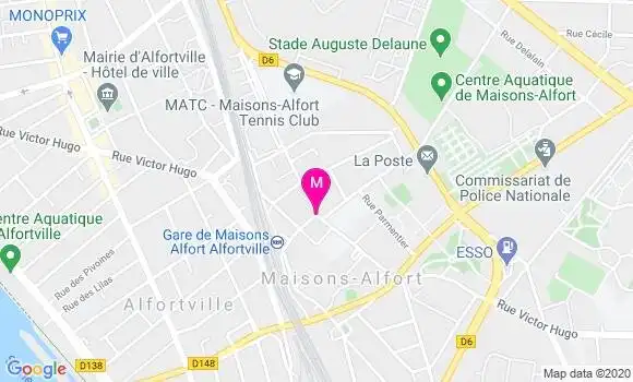 Localisation Dr Eveline Sadoun Journo