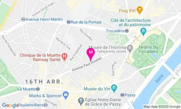 Localisation Dr Béatrice Blanchet
