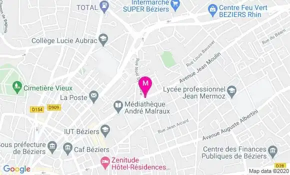 Localisation Dr Claudine Couragier