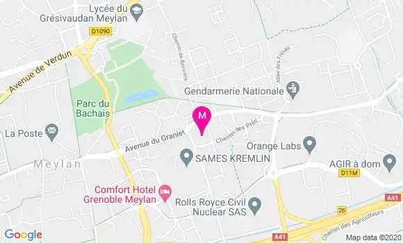 Localisation Dr Emmanuelle Bozonnet