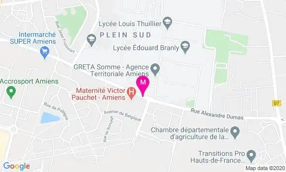 Localisation Dr Denis Raguin