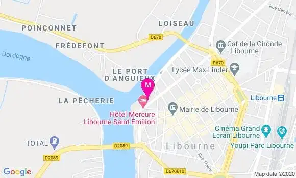 Localisation Dr Catherine Ribiere Bachelier