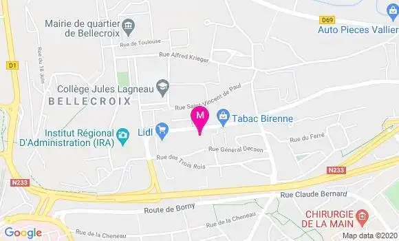 Localisation Dr Georgiana Racle