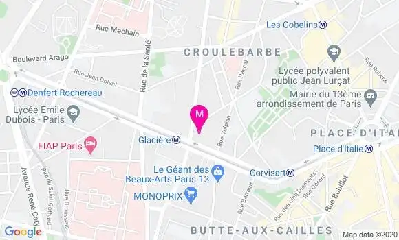 Localisation Dr Marie Christine Targhetta