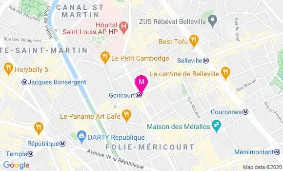Localisation Dr Nicolas Pabst