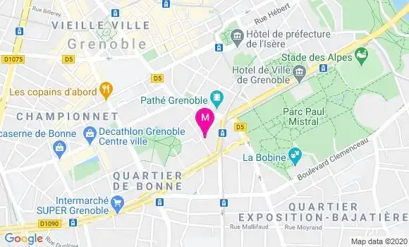 Localisation Dr Corinne Bonneau Benhamou