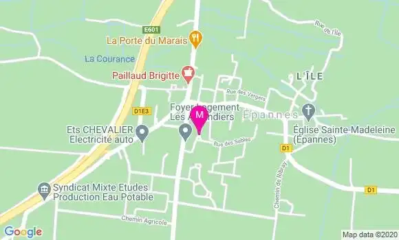 Localisation Dr Anne Faucher