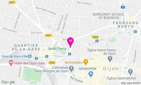 Localisation Dr Elisabeth Perrin