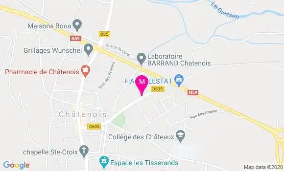 Localisation Dr Joseph Dussourd