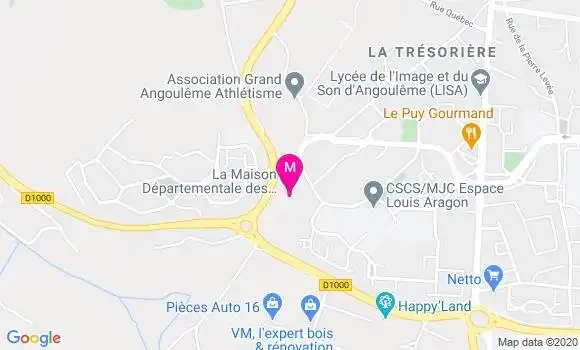 Localisation Dr Isabelle Maillard