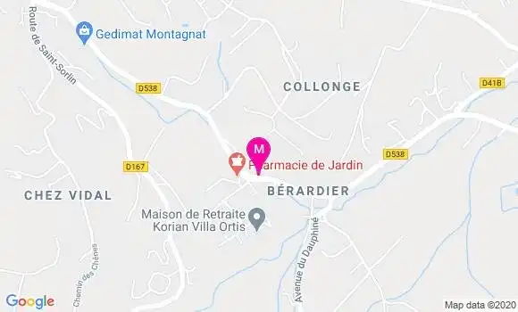 Localisation Dr Sophie Berthier