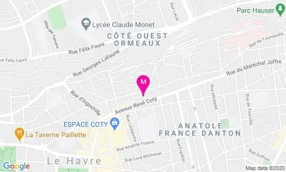 Localisation Dr Xavier Lagarde