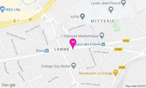 Localisation Dr Pascale Mastin