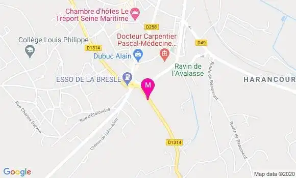 Localisation Dr Philippe Vaujois