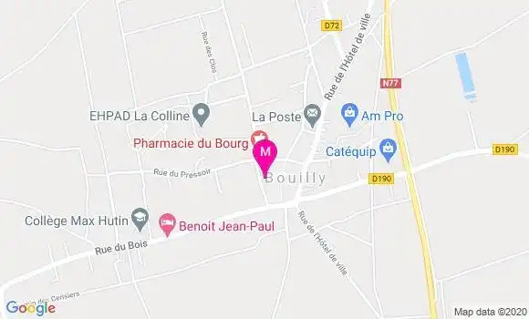 Localisation Dr Anne Marielle Tournier