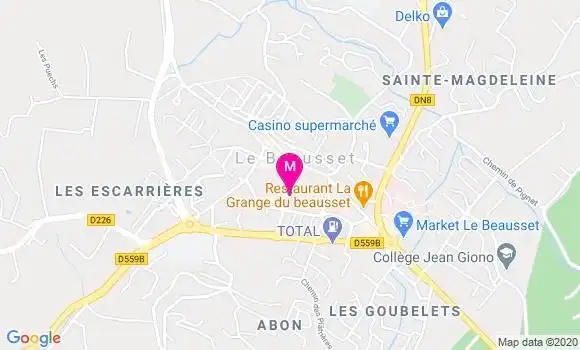 Localisation Dr Fanny Couderc