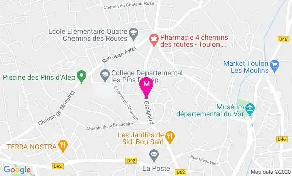 Localisation Dr Fabrice Manini
