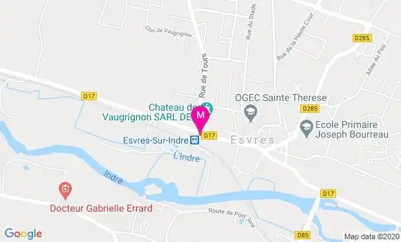 Localisation Dr Bernadette Cavailles