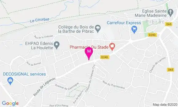 Localisation Dr Evelyn Villeneuve