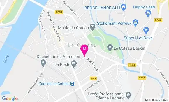 Localisation Dr Jean Claude Debanne