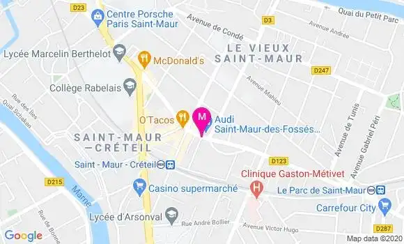 Localisation Dr Christophe Chevassus