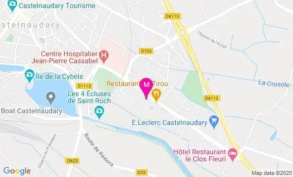 Localisation Dr Bruno Labouche