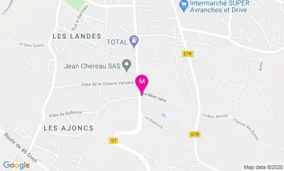 Localisation Dr Isabelle Gohin